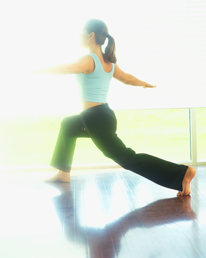 Woman Stretching Fitness Authority